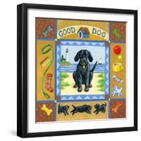 Good Dog Black Lab-Geraldine Aikman-Framed Giclee Print