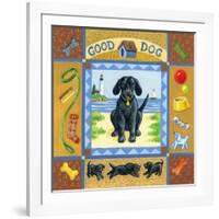 Good Dog Black Lab-Geraldine Aikman-Framed Giclee Print