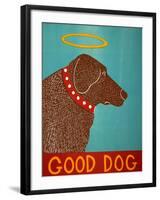 Good Dog Choc-Stephen Huneck-Framed Premium Giclee Print