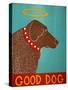 Good Dog Choc-Stephen Huneck-Stretched Canvas