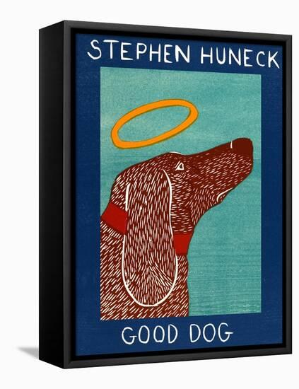 Good Dog Dachshund Red-Stephen Huneck-Framed Stretched Canvas