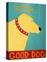 Good Dog Yellow-Stephen Huneck-Stretched Canvas
