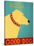 Good Dog Yellow-Stephen Huneck-Stretched Canvas