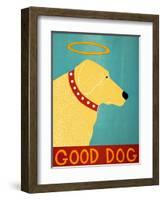 Good Dog Yellow-Stephen Huneck-Framed Giclee Print