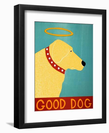 Good Dog Yellow-Stephen Huneck-Framed Giclee Print