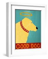 Good Dog Yellow-Stephen Huneck-Framed Giclee Print