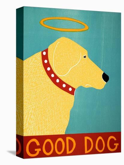 Good Dog Yellow-Stephen Huneck-Stretched Canvas