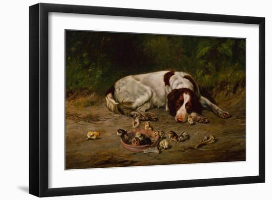 Good Doggy, 1883-Arthur Fitzwilliam Tait-Framed Giclee Print