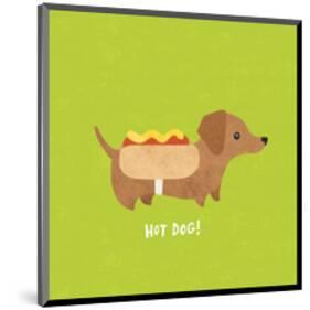 Good Dogs Dachshund Bright-Moira Hershey-Mounted Poster