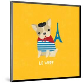 Good Dogs French Bulldog Bright-Moira Hershey-Mounted Poster