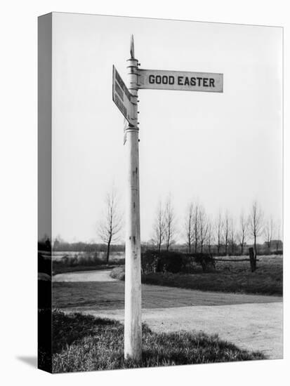 Good Easter Signpost-J. Chettlburgh-Stretched Canvas