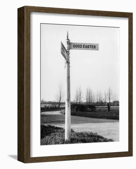 Good Easter Signpost-J. Chettlburgh-Framed Photographic Print