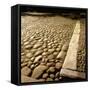 Good Example of American Stonework, famous cobblestones of Main Street in Nantucket 1850-Walker Evans-Framed Stretched Canvas