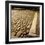 Good Example of American Stonework, famous cobblestones of Main Street in Nantucket 1850-Walker Evans-Framed Photographic Print