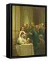 Good Friday in Notre-Dame Church-Pierre Edouard Frere-Framed Stretched Canvas