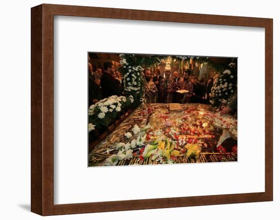 Good Friday in St. Gregory Palamas church, Greece-Godong-Framed Photographic Print