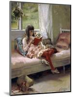 Good Friends, 1881-Albert Gustaf Aristides Edelfelt-Mounted Giclee Print