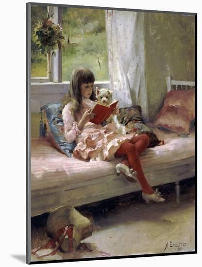 Good Friends, 1881-Albert Gustaf Aristides Edelfelt-Mounted Giclee Print