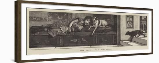 Good Friends-Sir Lawrence Alma-Tadema-Framed Premium Giclee Print