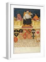 Good Government in the Public Finance Office, 1474-Benvenuto Di Giovanni-Framed Giclee Print