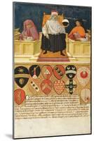 Good Government in the Public Finance Office, 1474-Benvenuto Di Giovanni-Mounted Giclee Print