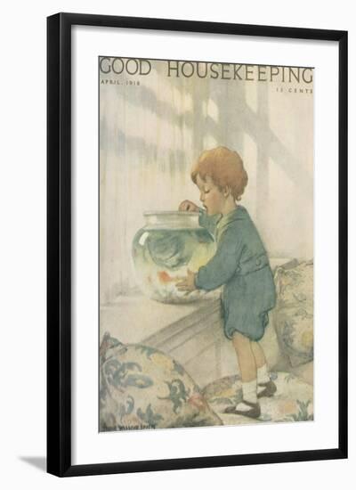Good Housekeeping, April 1918-null-Framed Art Print