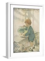 Good Housekeeping, April 1918-null-Framed Art Print