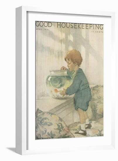 Good Housekeeping, April 1918-null-Framed Art Print