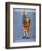 Good Housekeeping, April, 1927-null-Framed Art Print