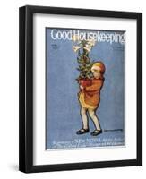 Good Housekeeping, April, 1927-null-Framed Art Print