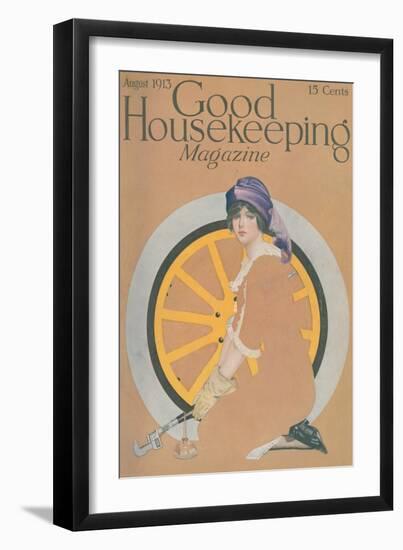 Good Housekeeping, August 1913-null-Framed Art Print