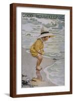 Good Housekeeping, August, 1918-null-Framed Art Print