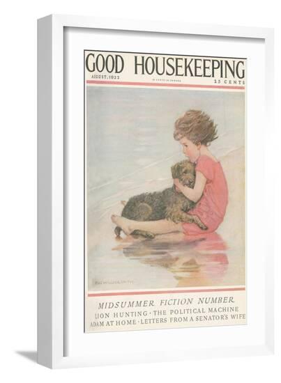Good Housekeeping, August 1922--Framed Art Print