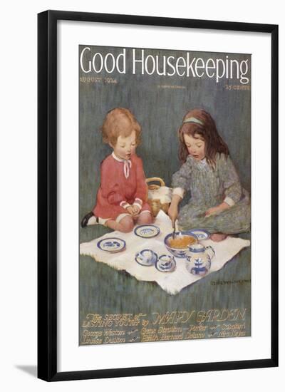 Good Housekeeping, August, 1924-null-Framed Art Print