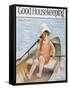 Good Housekeeping, August, 1927-null-Framed Stretched Canvas