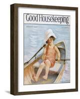 Good Housekeeping, August, 1927-null-Framed Art Print