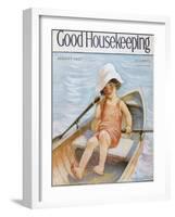 Good Housekeeping, August, 1927-null-Framed Art Print