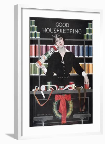 Good Housekeeping, December 1916-null-Framed Art Print