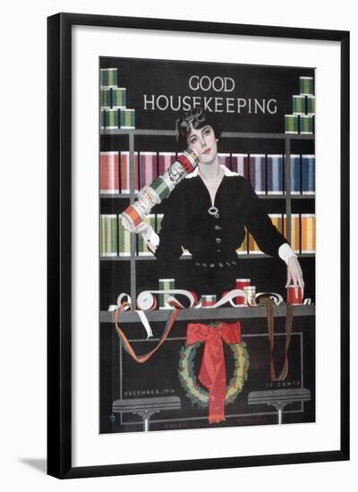 Good Housekeeping, December 1916-null-Framed Art Print