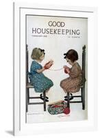 Good Housekeeping, February 1918-null-Framed Art Print