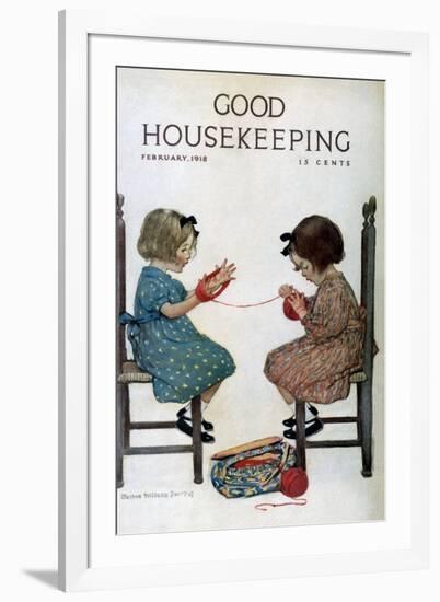 Good Housekeeping, February 1918-null-Framed Art Print