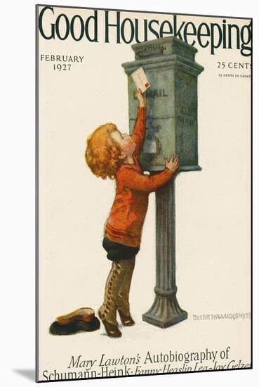 Good Housekeeping, February 1927-null-Mounted Art Print
