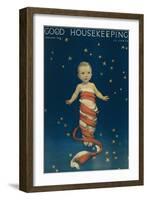 Good Housekeeping, January 1918-null-Framed Art Print