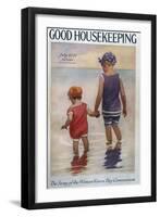 Good Housekeeping, July, 1921-null-Framed Art Print