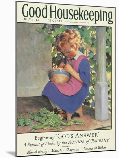 Good Housekeeping, July 1933-null-Mounted Art Print