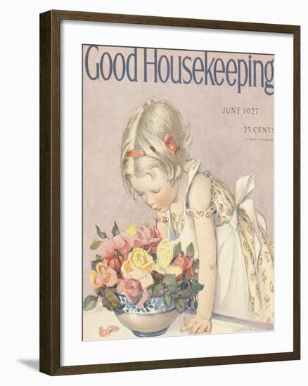 Good Housekeeping, June 1927-null-Framed Art Print