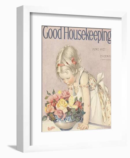 Good Housekeeping, June 1927-null-Framed Art Print