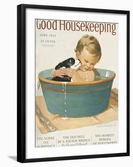Good Housekeeping, June, 1932-null-Framed Premium Giclee Print