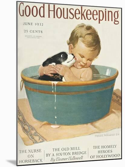 Good Housekeeping, June, 1932-null-Mounted Art Print