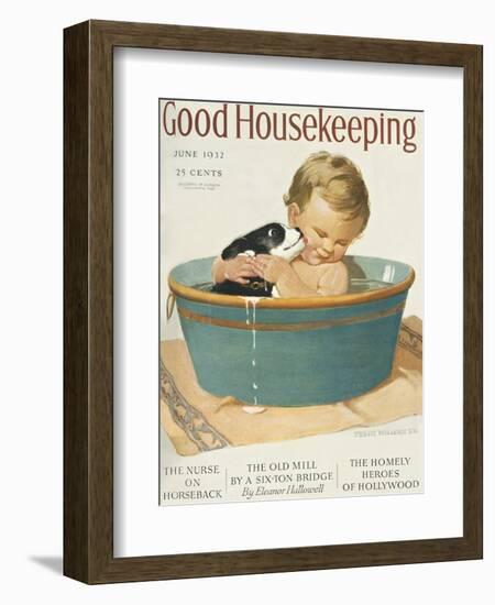 Good Housekeeping, June, 1932-null-Framed Art Print